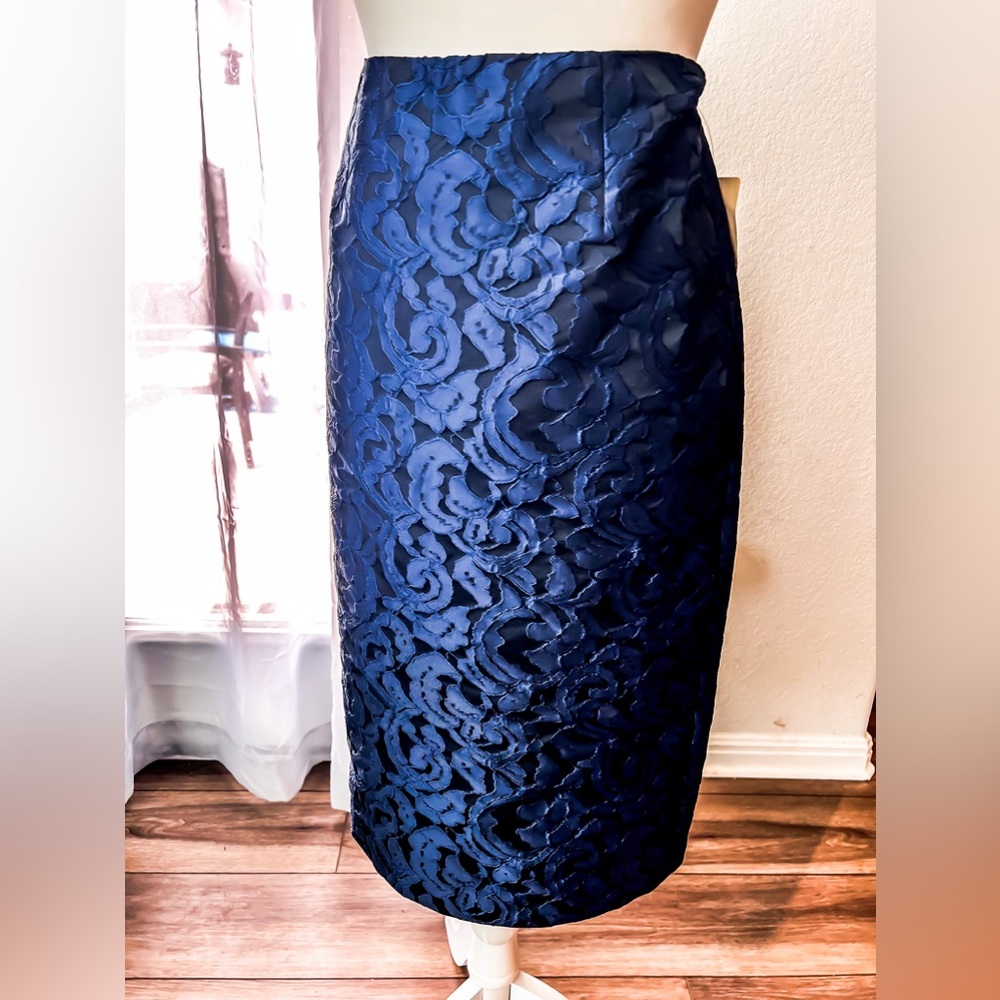 Jacquard Pencil Skirt